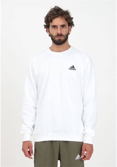 Felpa girocollo Sportswear Essentials bianca da uomo ADIDAS PERFORMANCE | H12220.